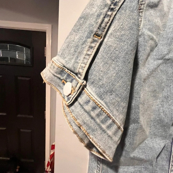 Zig Zag Stripe Denim Shirt / Jacket - Size 2XL - Picture 7 of 10